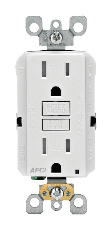 Afci Outlet15A Wht (Pack Of 1)