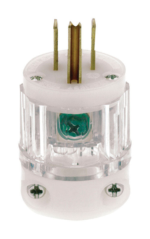 Plug Clear Lighted 15A (Pack Of 1)