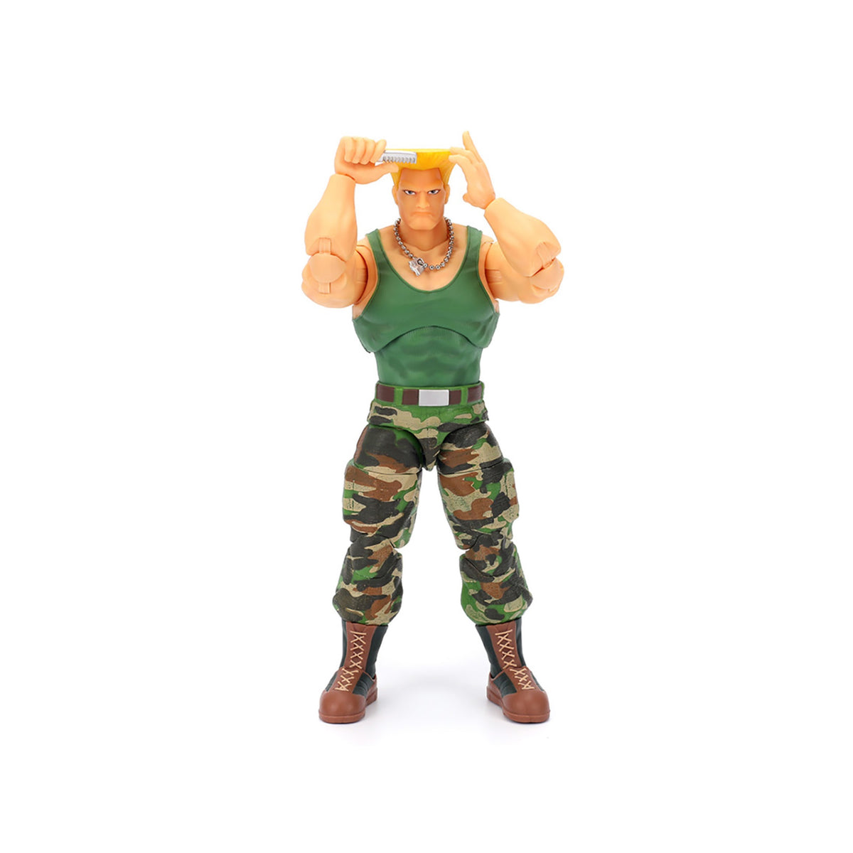 Guile 6' Moveable Figure With Accessories And Alternate Head And Hands 'Ultra Street Fighter Ii: The Final Challengers' (2017) Video Game Model By Jada