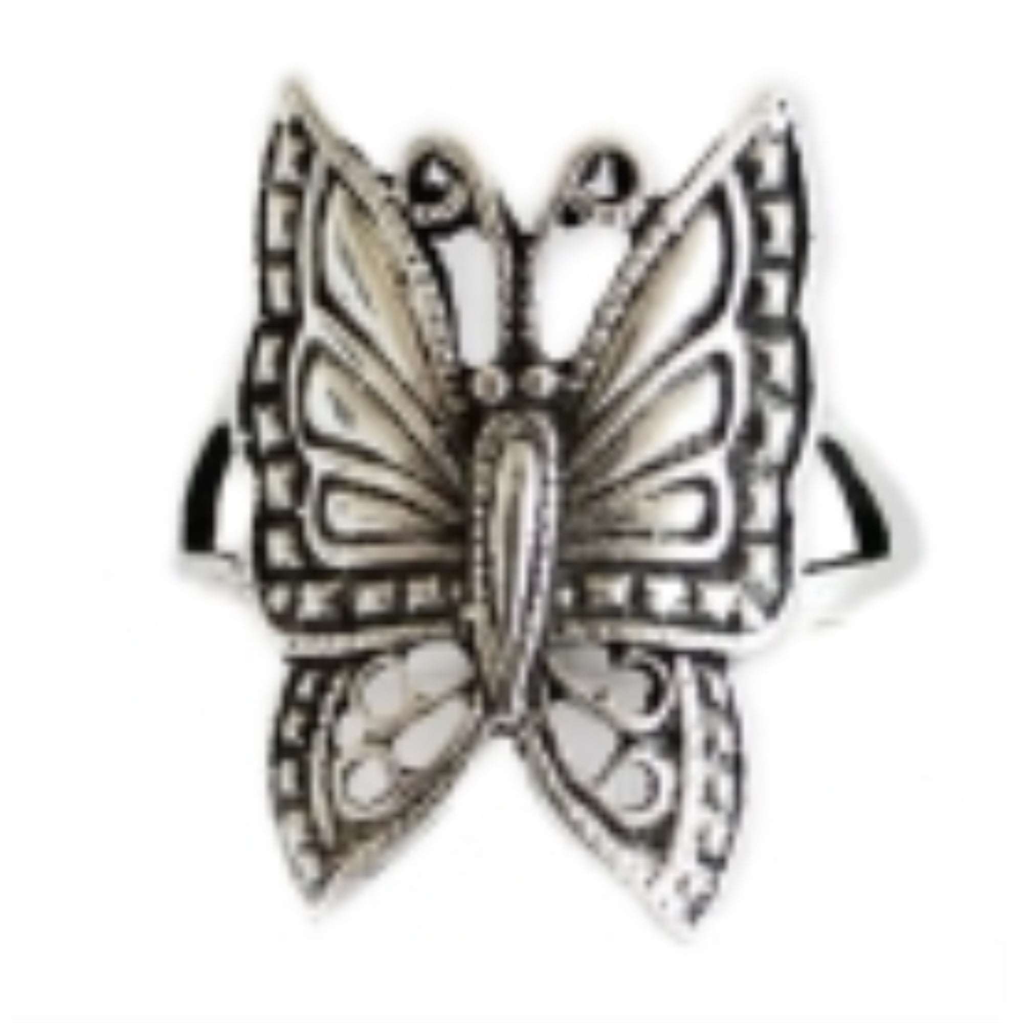Silver Butterfly Ring for Ladies