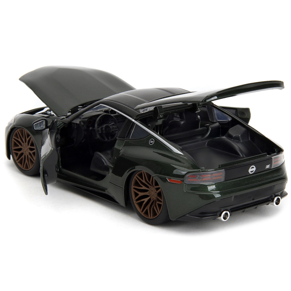 2023  Z Dark Green Metallic With Black Top 'Fast X' (2023) Movie 'Fast & Furious' Series 1/24 Diecast Model Car By Jada