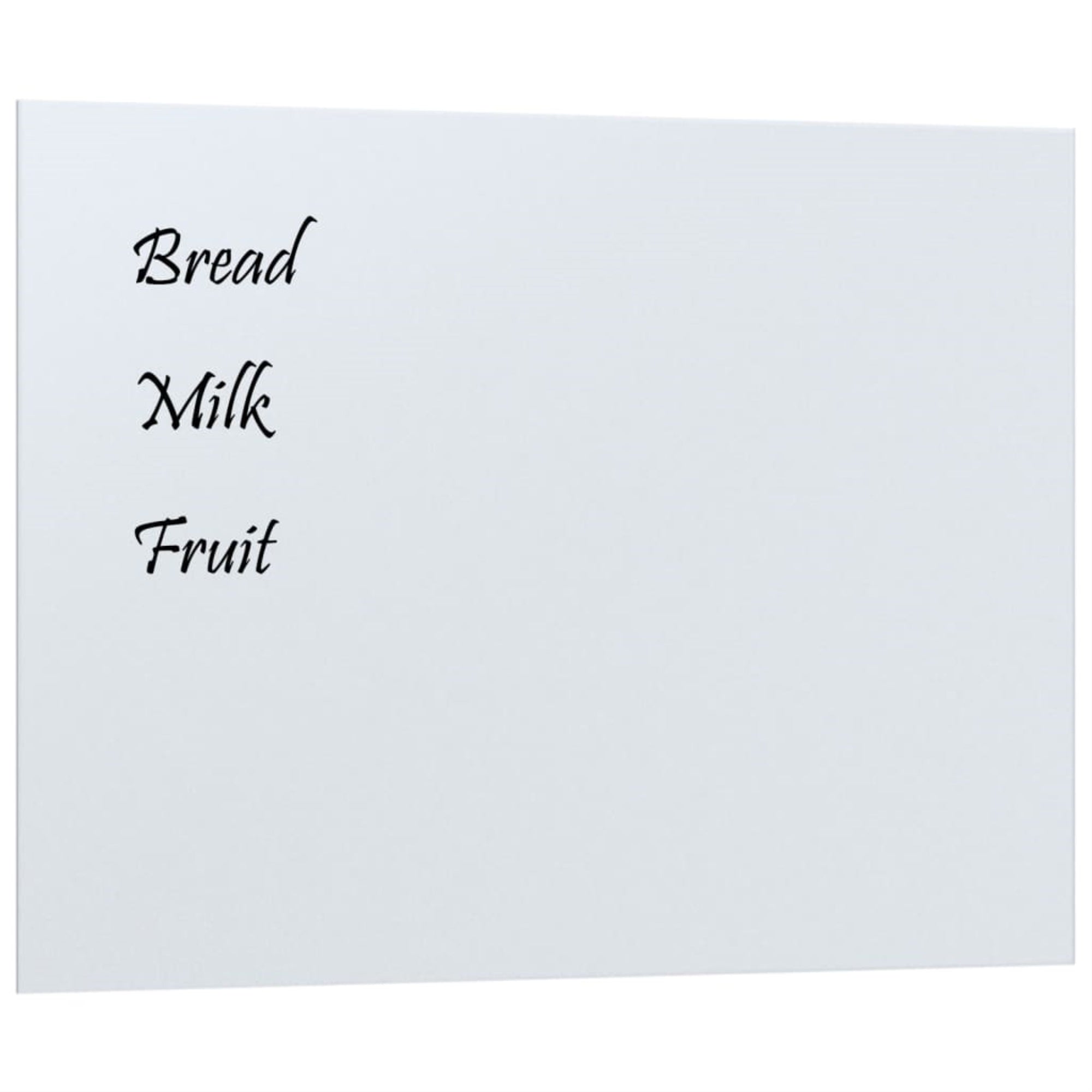Vidaxl Wall-Mounted Magnetic Board White 31.5'X23.6'Tempered Glass