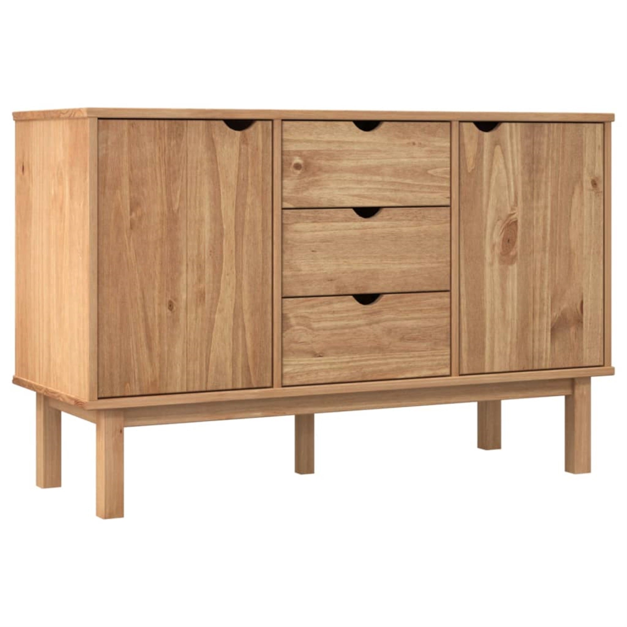 Vidaxl Sideboard Otta 44.7'X16.9'X28.7' Solid Wood Pine
