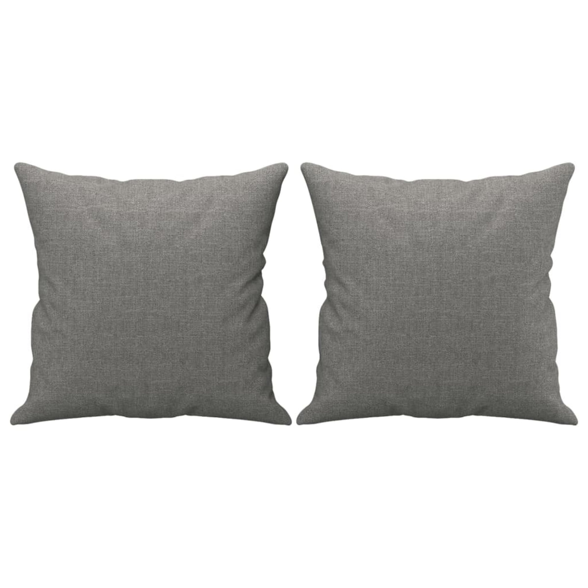 Vidaxl Throw Pillows 2 Pcs Dark Gray 15.7'X15.7' Fabric