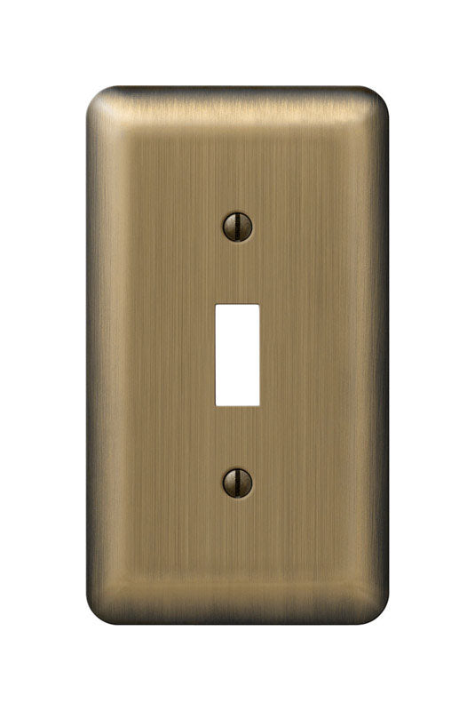 Wallplate 1 Tog Brsh Brs (Pack Of 1)