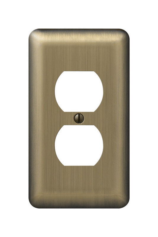 Wallplt 1D Brsh Brass (Pack Of 1)