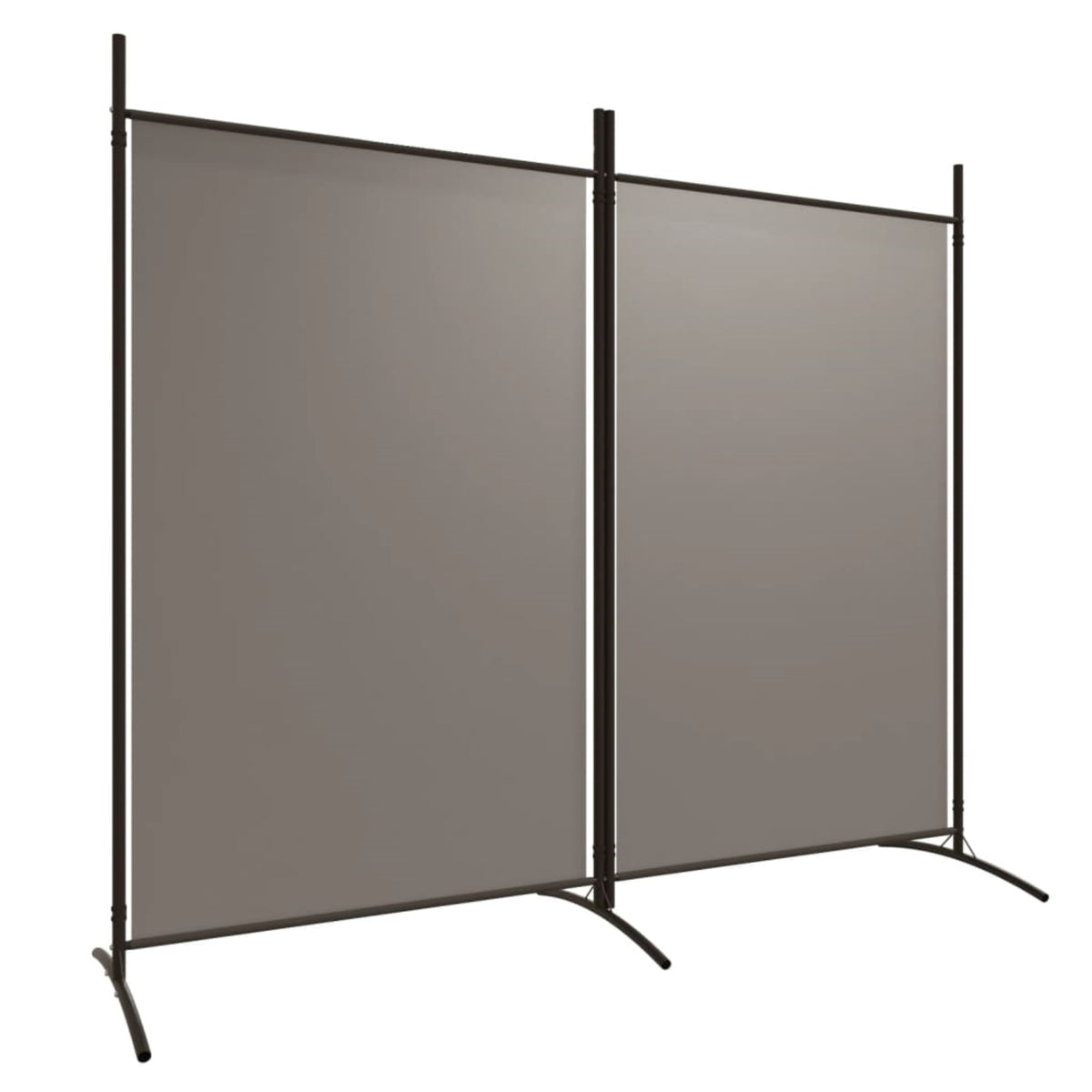 Vidaxl 2-Panel Room Divider Anthracite 68.9'X70.9' Fabric