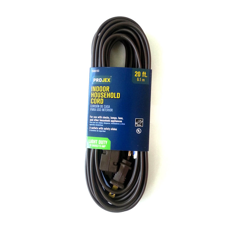 Cord Extn16/2Spt-2Brn20' (Pack Of 1)
