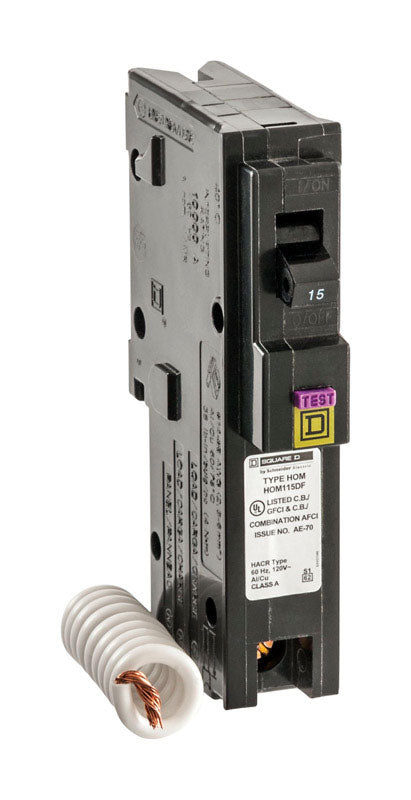 Hom 15A Dual Breaker (Pack Of 1)
