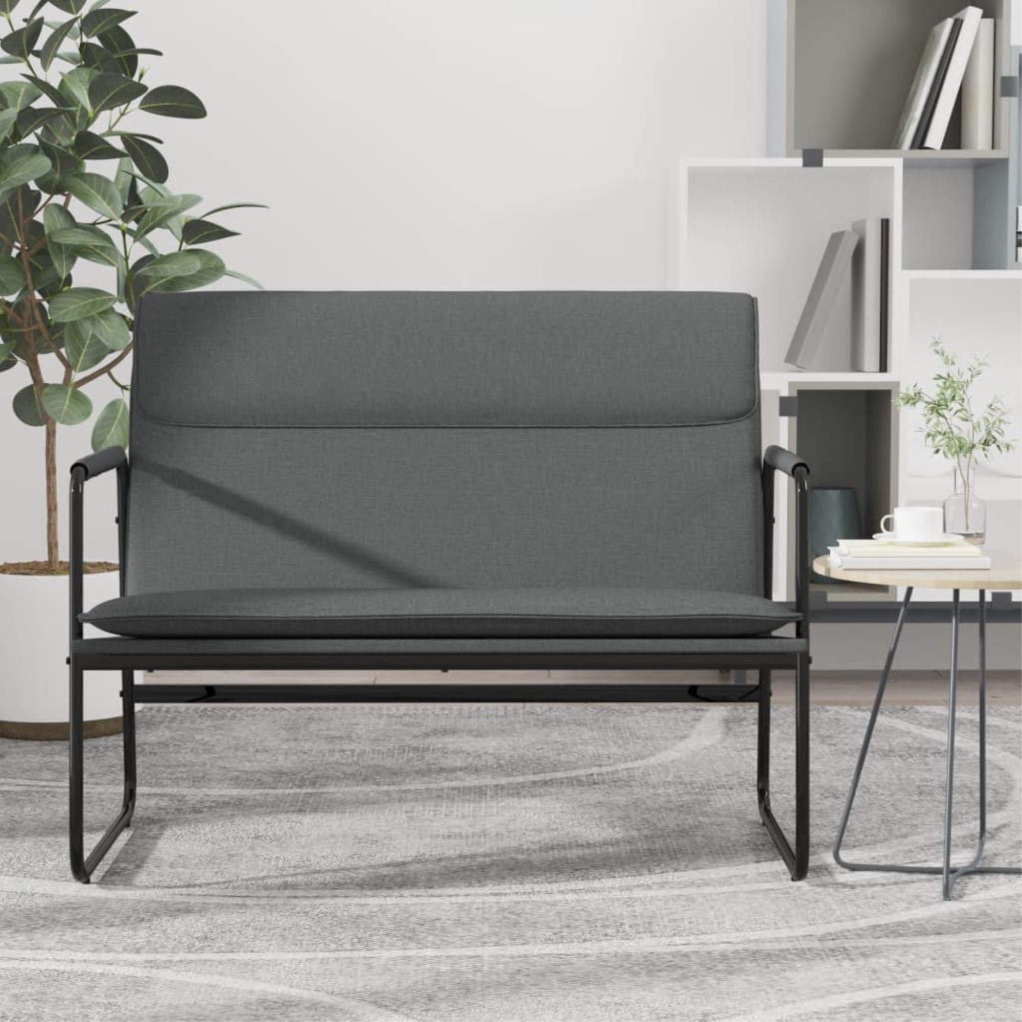 Vidaxl Bench Dark Gray 39.4'X25.2'X31.5' Fabric