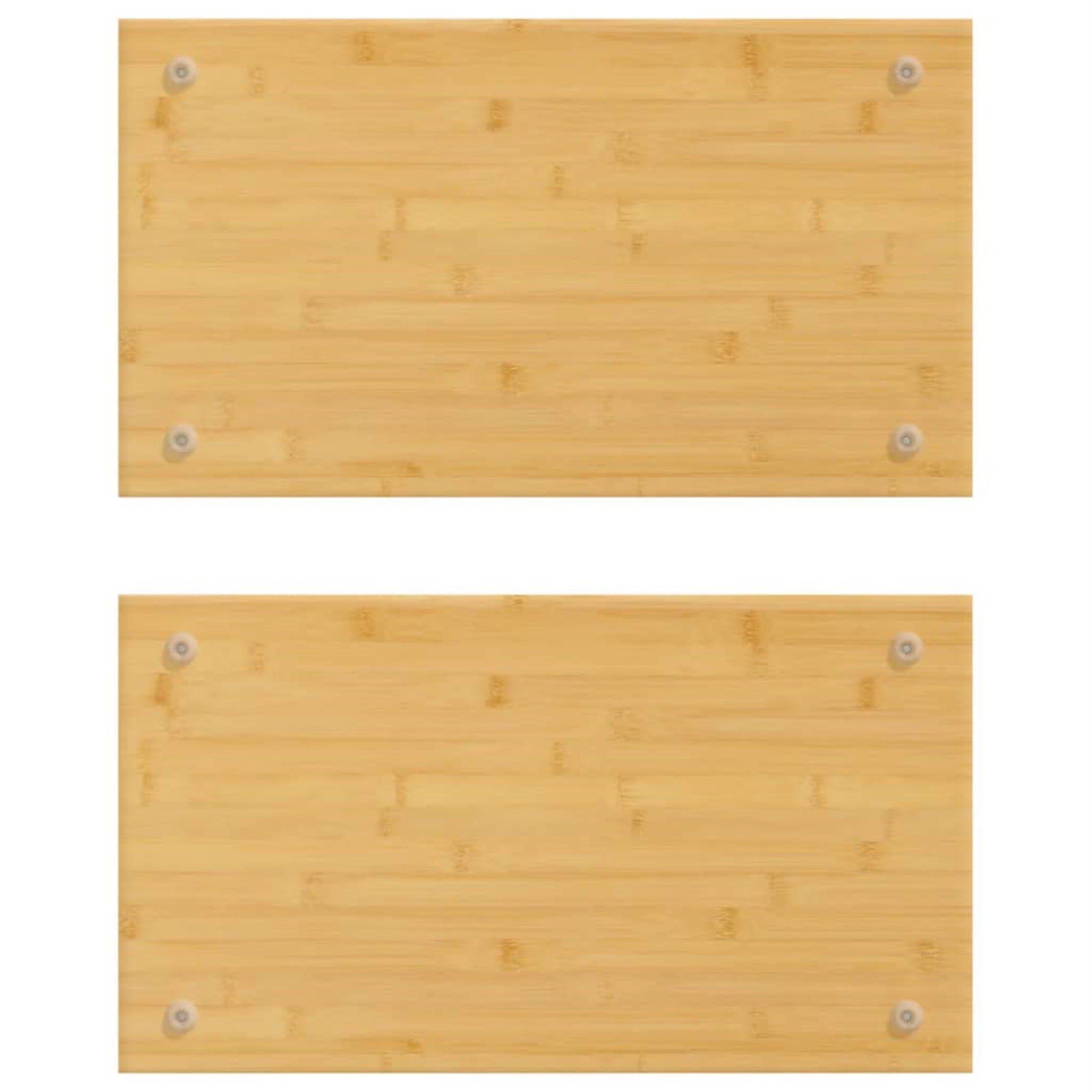 Vidaxl Cooker Covers 2 Pcs 19.7'X11'X0.6' Bamboo