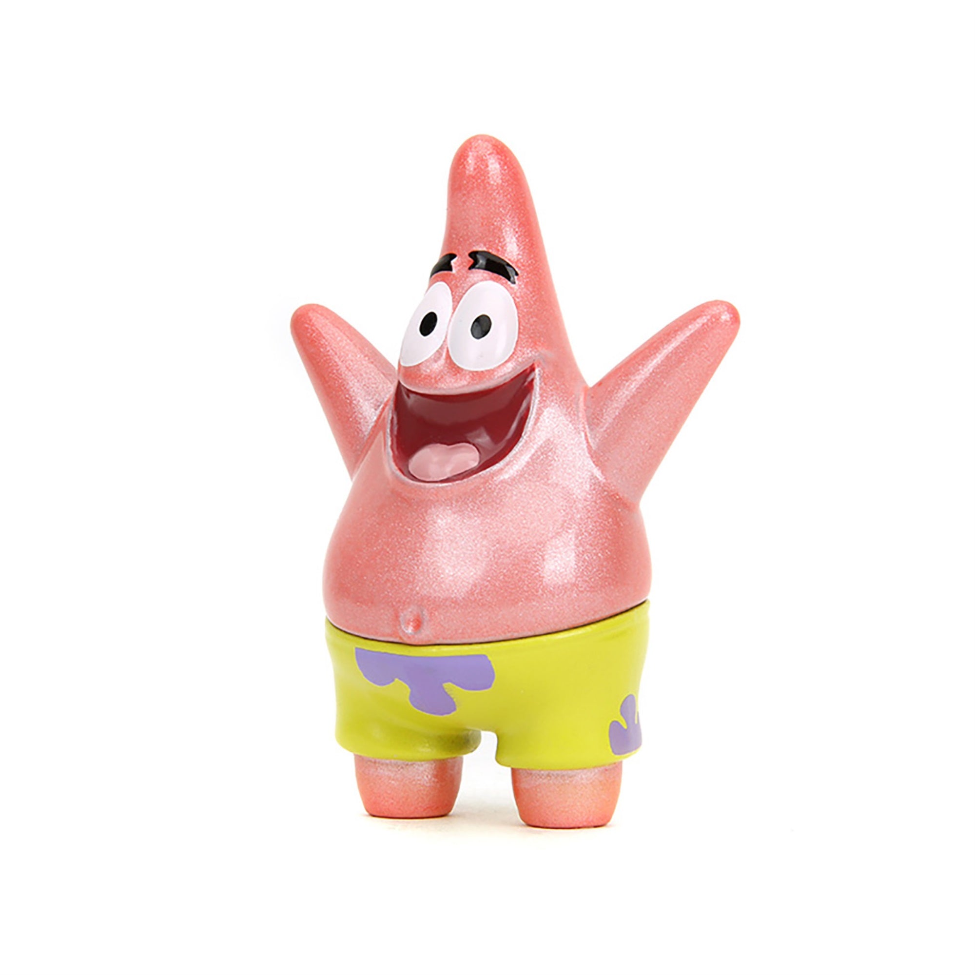 Set Of 4 Diecast Figures 'Spongebob Squarepants' (1999-Current) Tv Series 'Metalfigs' Series Diecast Models By Jada