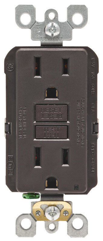 Gfci St Recept 15A Brwn (Pack Of 1)