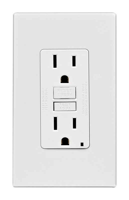 Gfi St Recpt W/Wlplt Wht (Pack Of 1)
