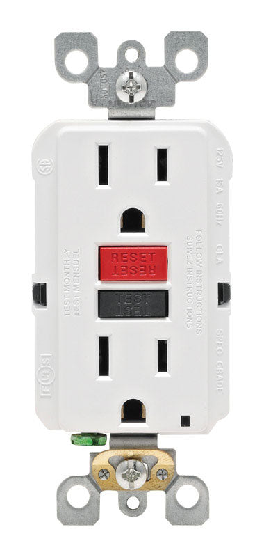 Gfi Rcpt R&B Butn Wht15A (Pack Of 1)