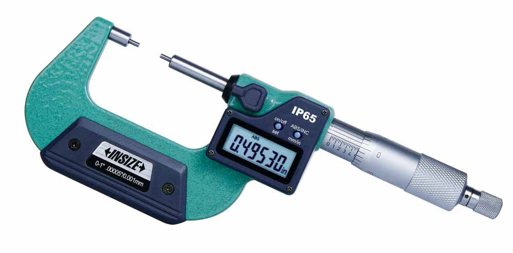 3533-25E Electronic Spline Micrometer, 0-1/0-25Mm, Type A