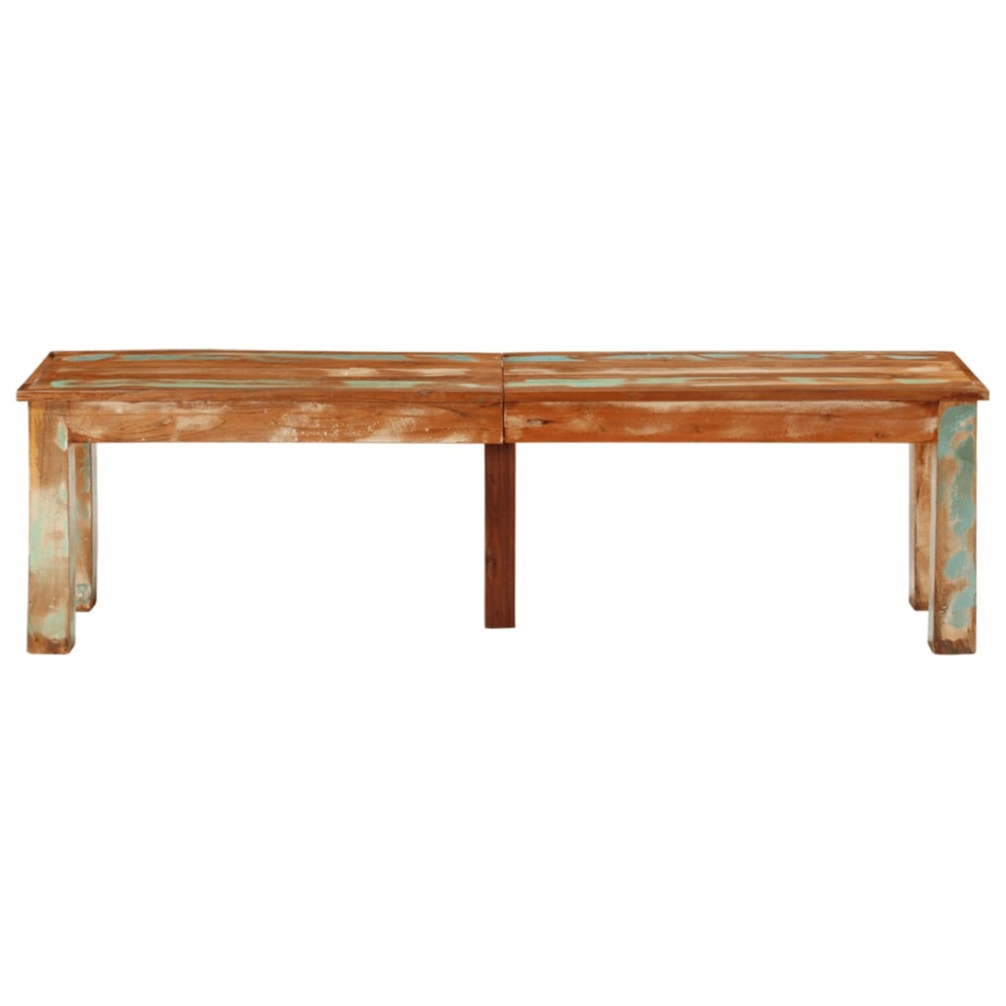 Vidaxl Bench 63'X13.8'X18.1' Solid Reclaimed Wood