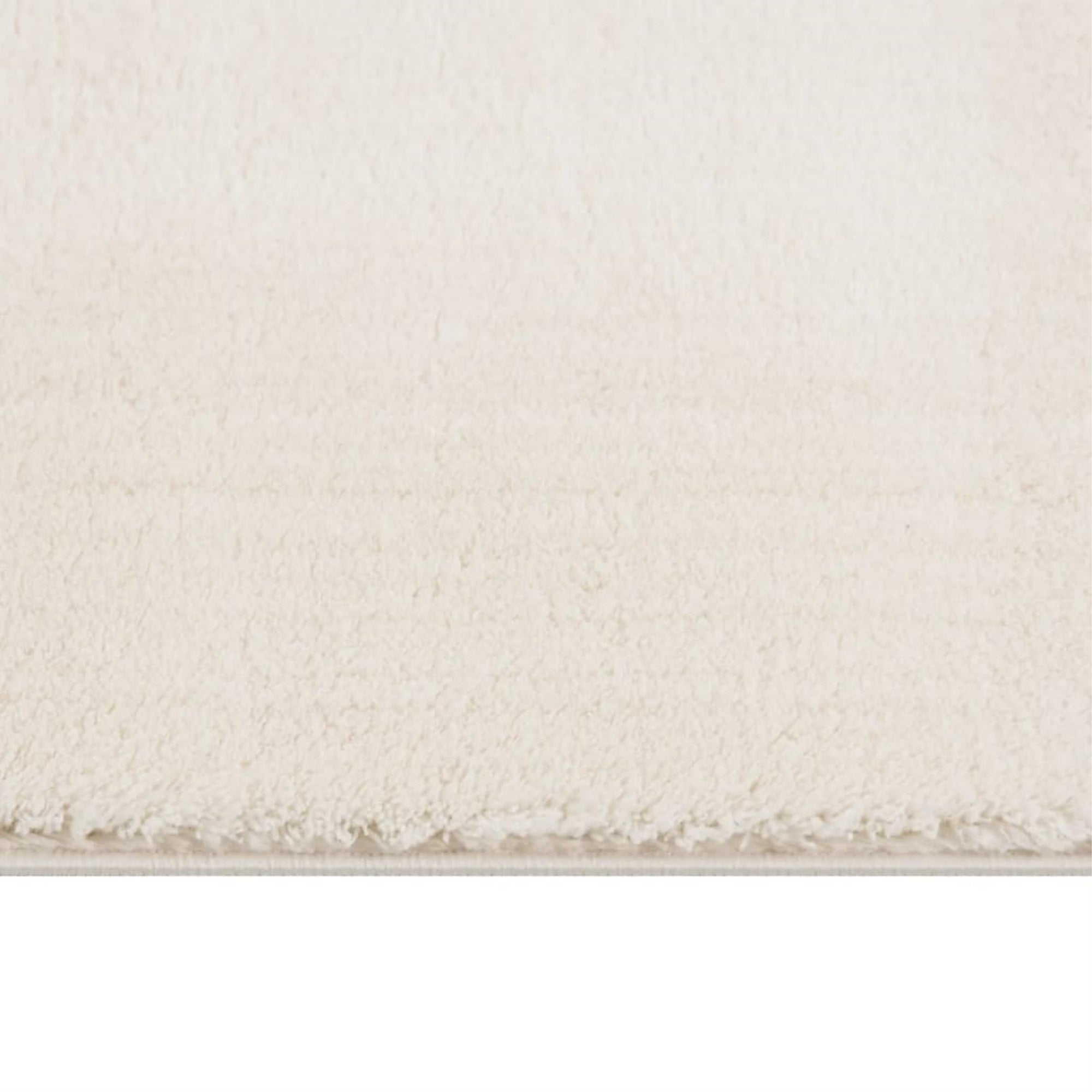 Vidaxl Shaggy Rug Cream White 4'X6' Polyester