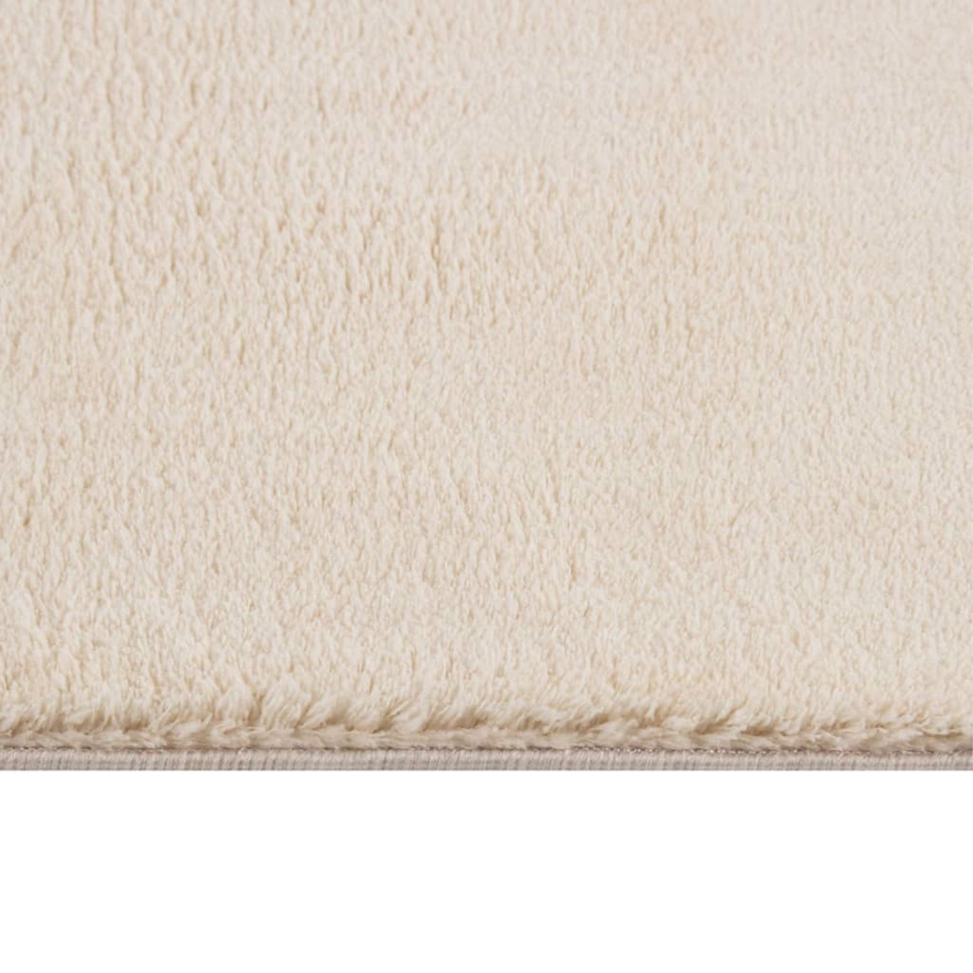 Vidaxl Shaggy Rug Beige 7'X9' Polyester