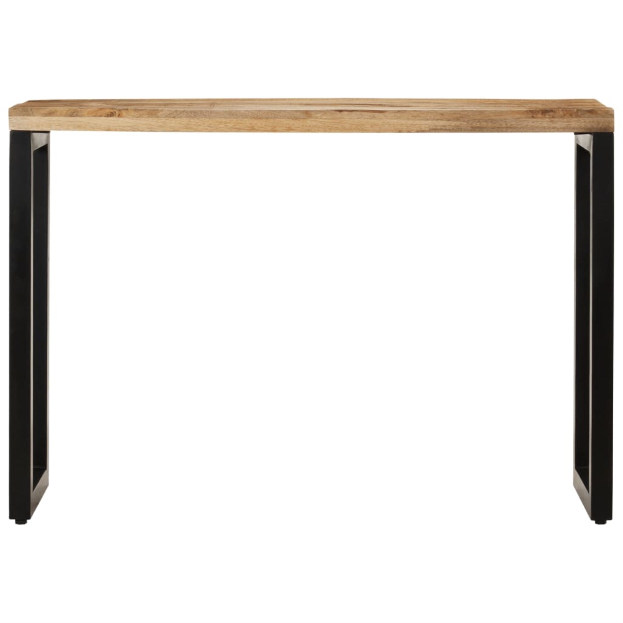 Vidaxl Console Table 43.3'X13.8'X29.9' Solid Rough Wood Mango