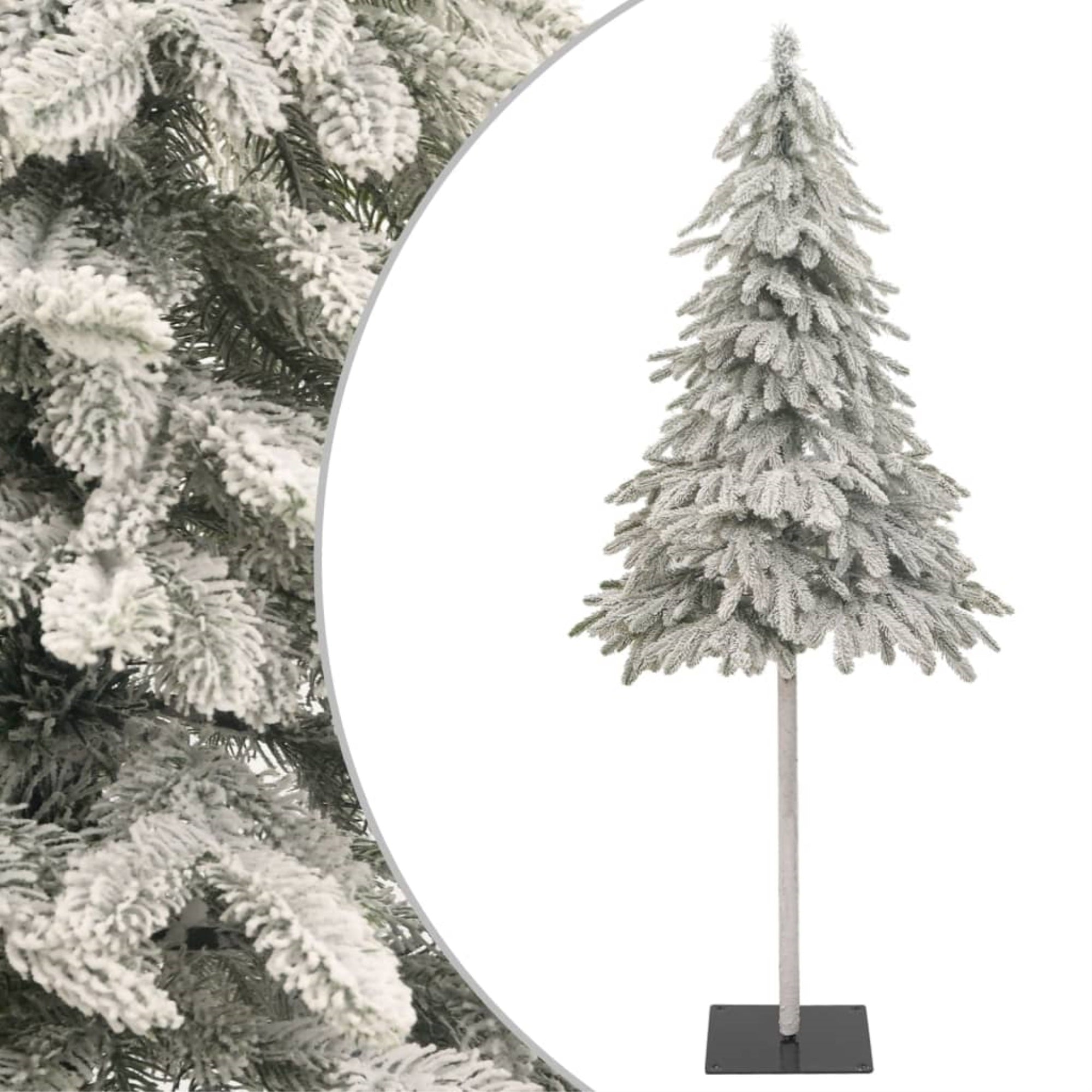 Vidaxl Artificial Christmas Tree With Flocked Snow 82.7'