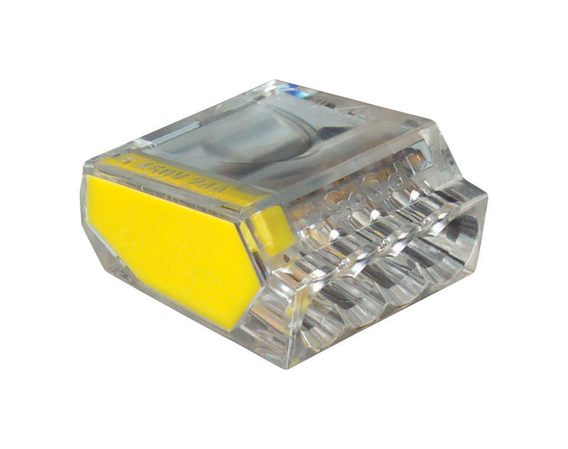 Connector 4Port Ylw100Pk(Pack Of 1)