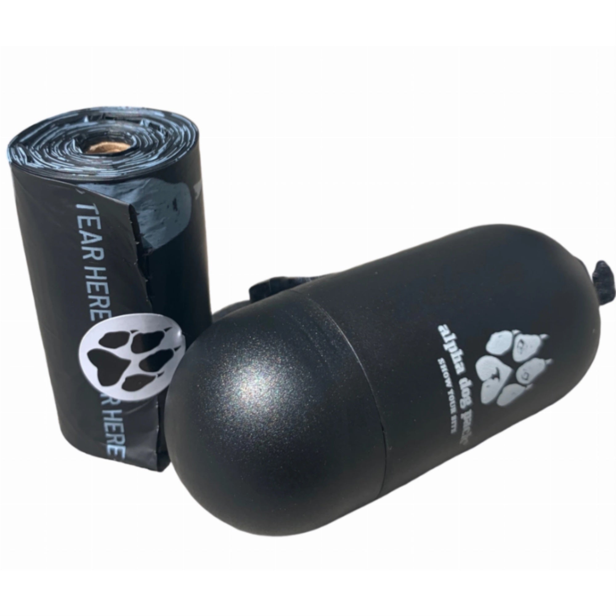 Pill Dispenser With Plant-Based Compostable Poop Bag Roll