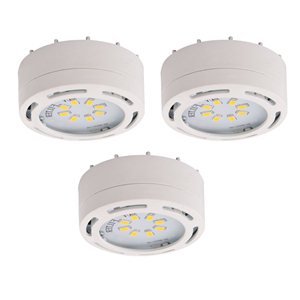 12W 120V Led Undercabinet Light Puck 3  White