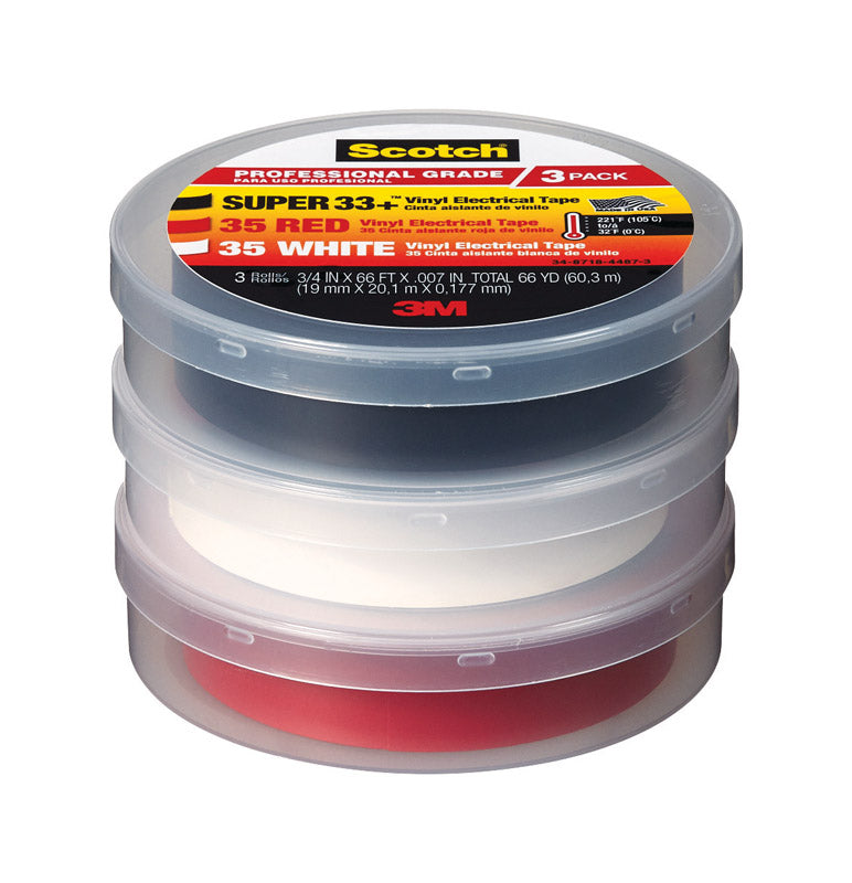 Electric Tape3/4Asst3Pk(Pack Of 1)