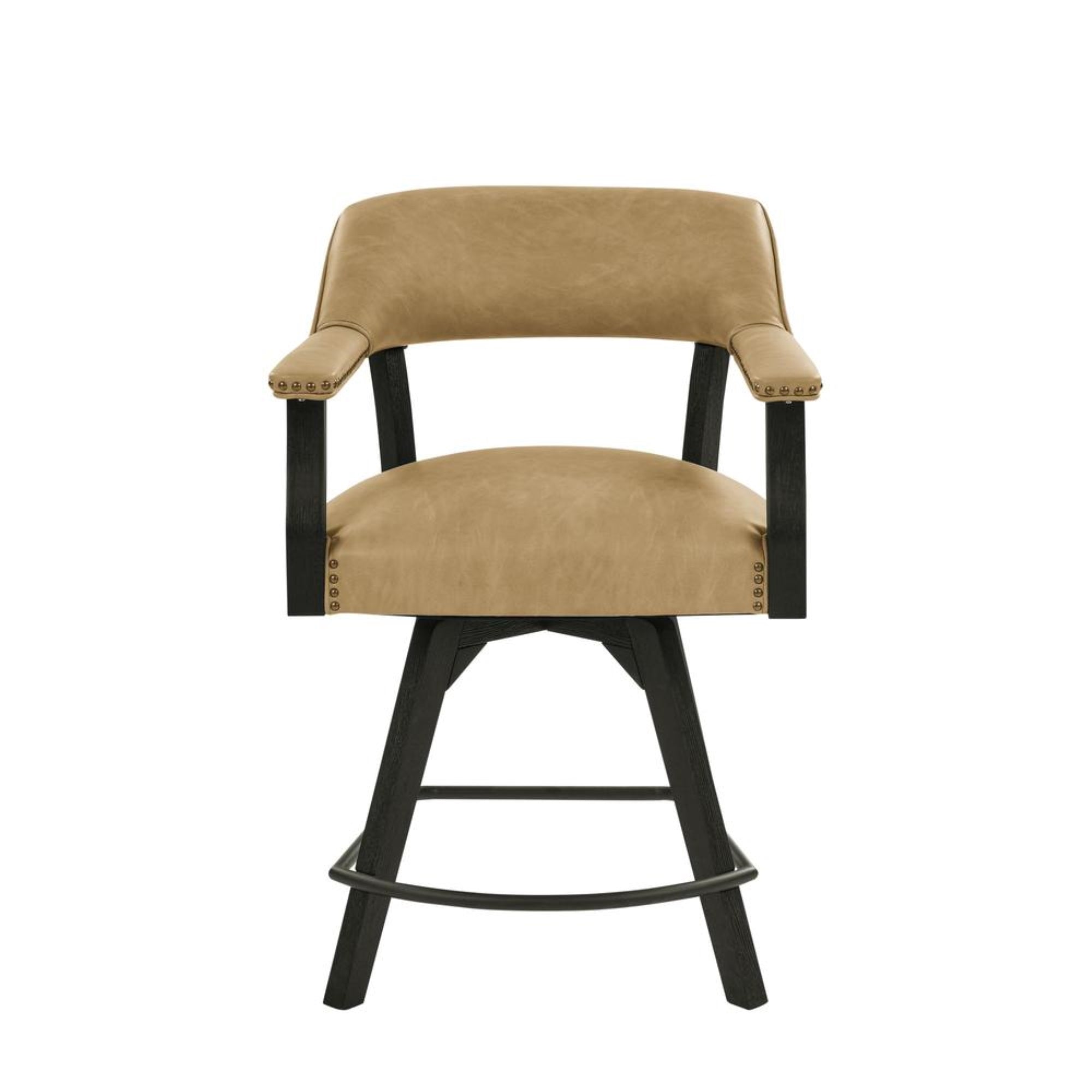 Rylie Counter Sand PU Arm Chair