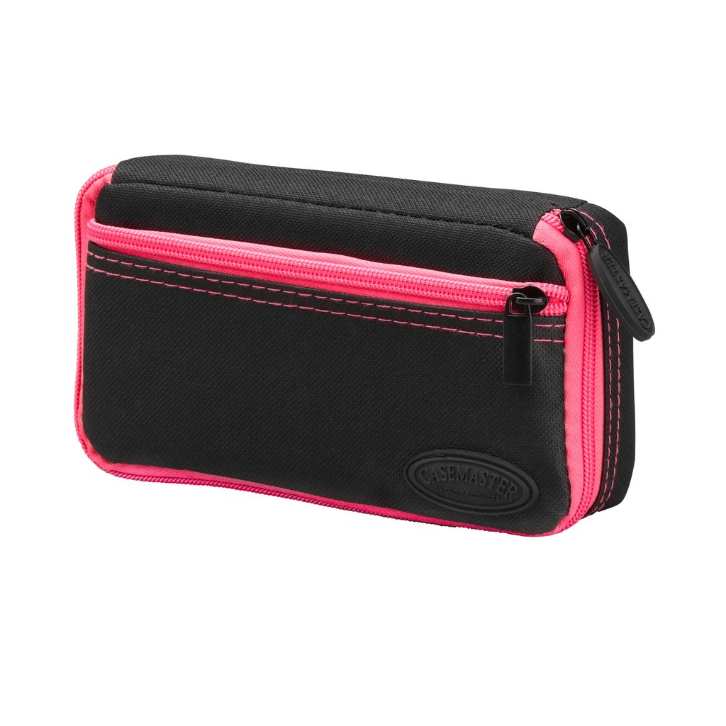 Casemaster Plazma Black With Pink Trim Dart Case