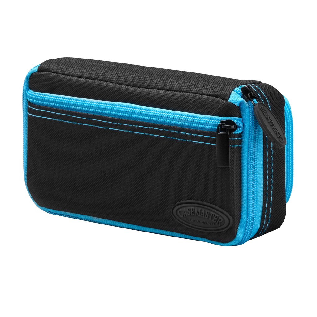 Casemaster Plazma Plus Black With Blue Trim Dart Case And Phone Pocket
