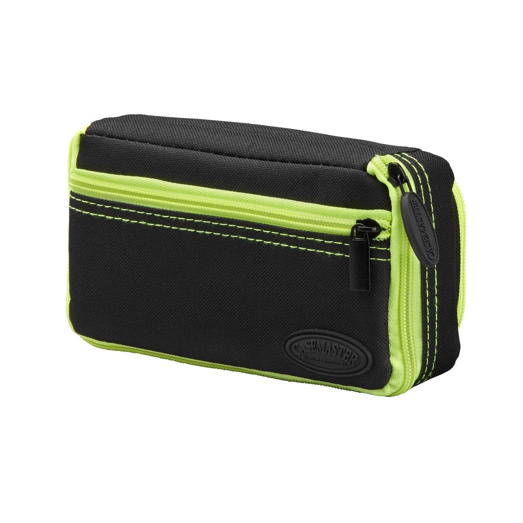 Casemaster Plazma Plus Black With Yellow Trim Dart Case And Phone Pocket