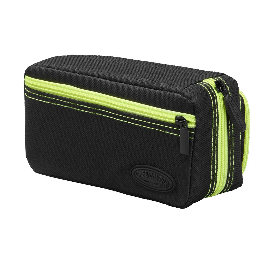 Casemaster Plazma Pro Black With Yellow Trim Dart Case And Phone Pocket