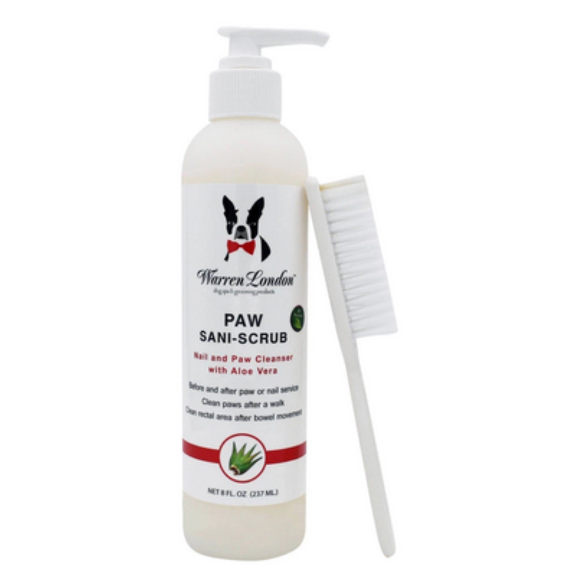 Paw Sani-Scrub W/Brush - 8 Oz