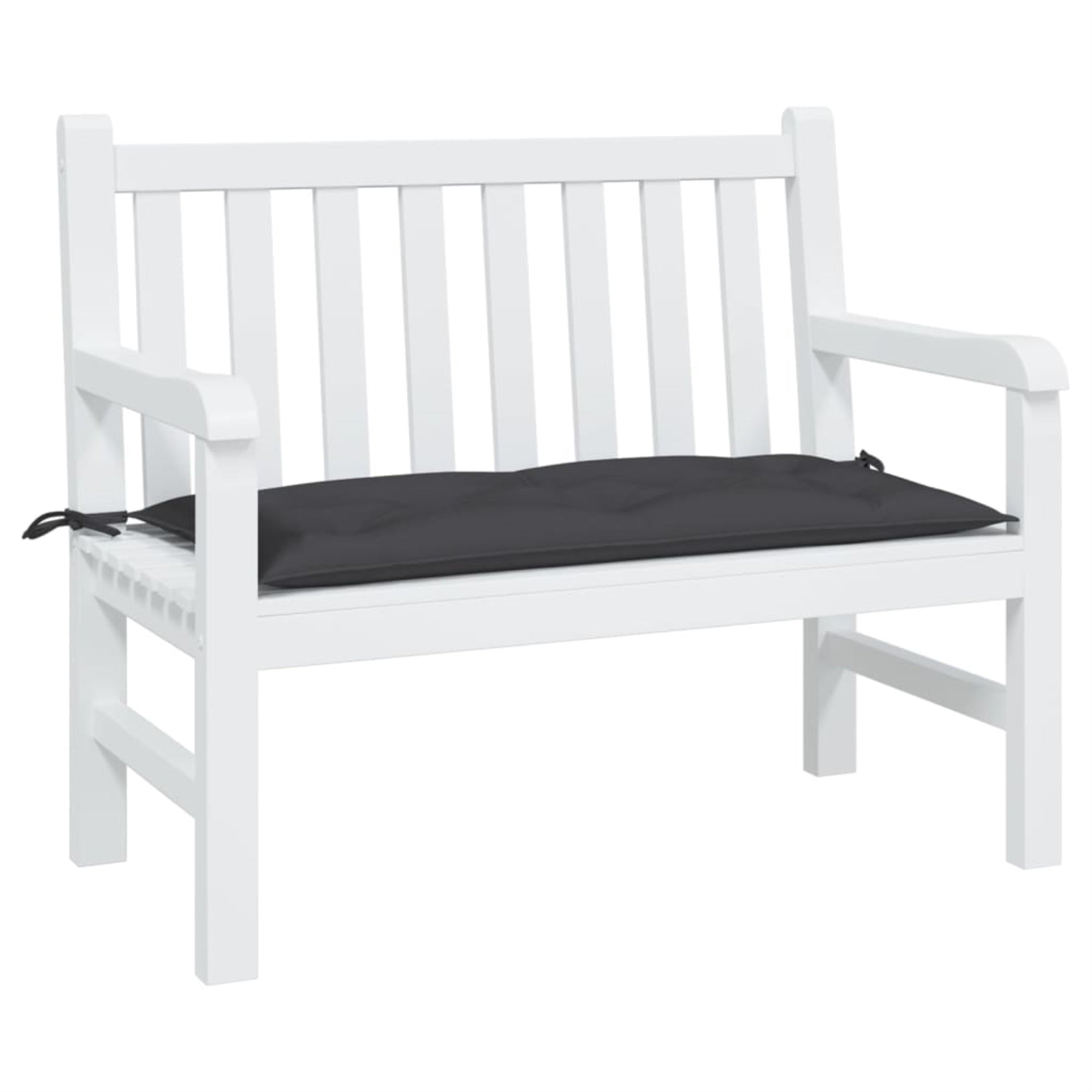 vidaXL Garden Bench Cushion Black 39.4″x19.7″x2.8″ Oxford Fabric
