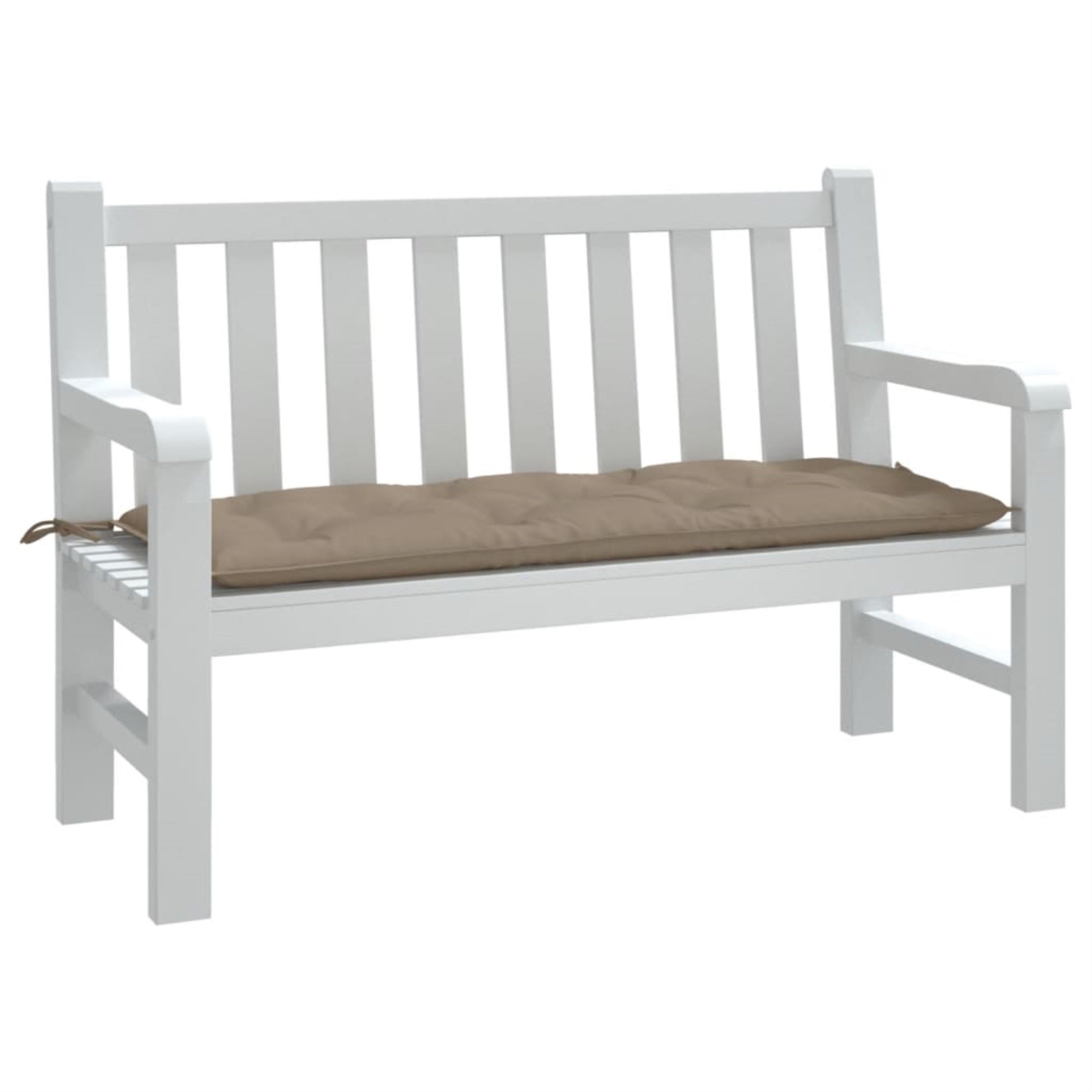 vidaXL Garden Bench Cushion Taupe 47.2″x19.7″x2.8″ Oxford Fabric