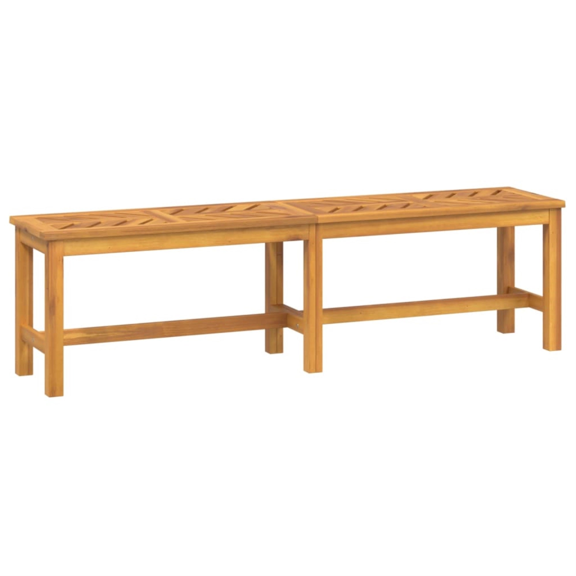Vidaxl Patio Bench 59.1' Solid Wood Acacia