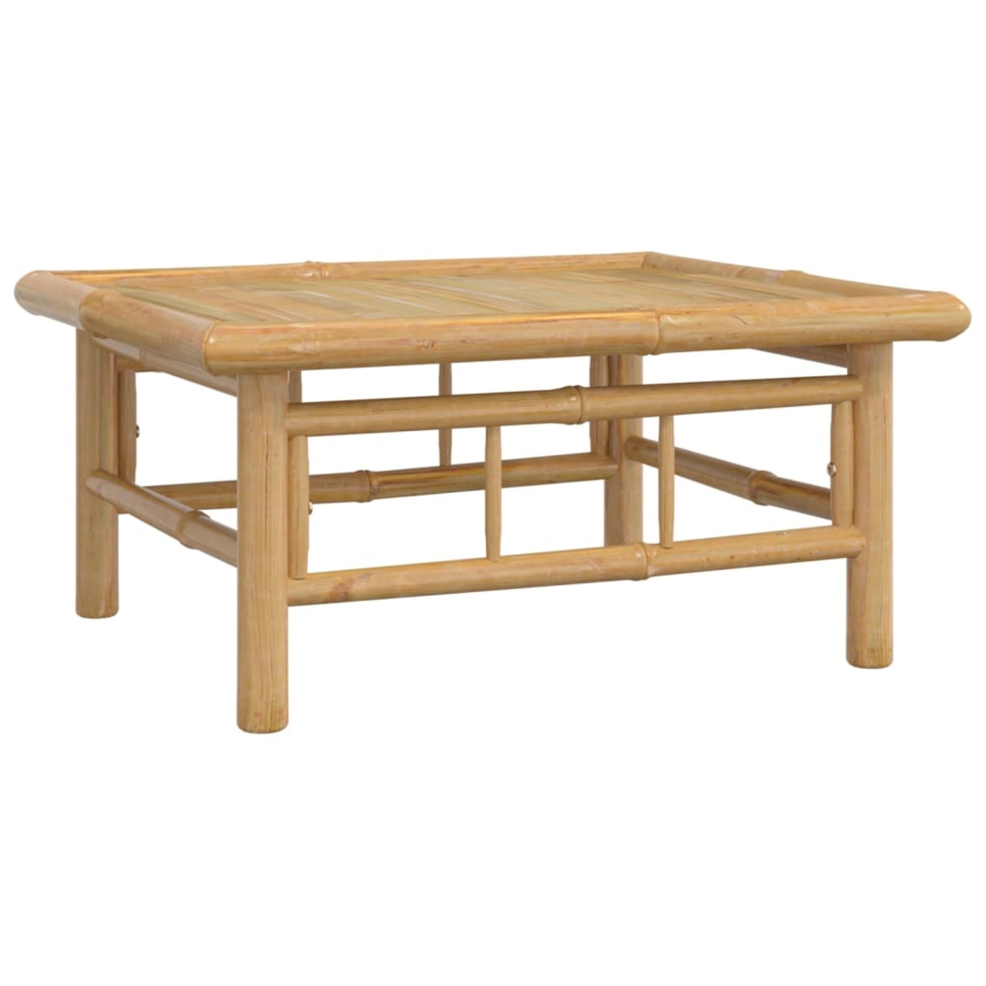 Vidaxl Patio Table 25.6'X21.7'X11.8' Bamboo