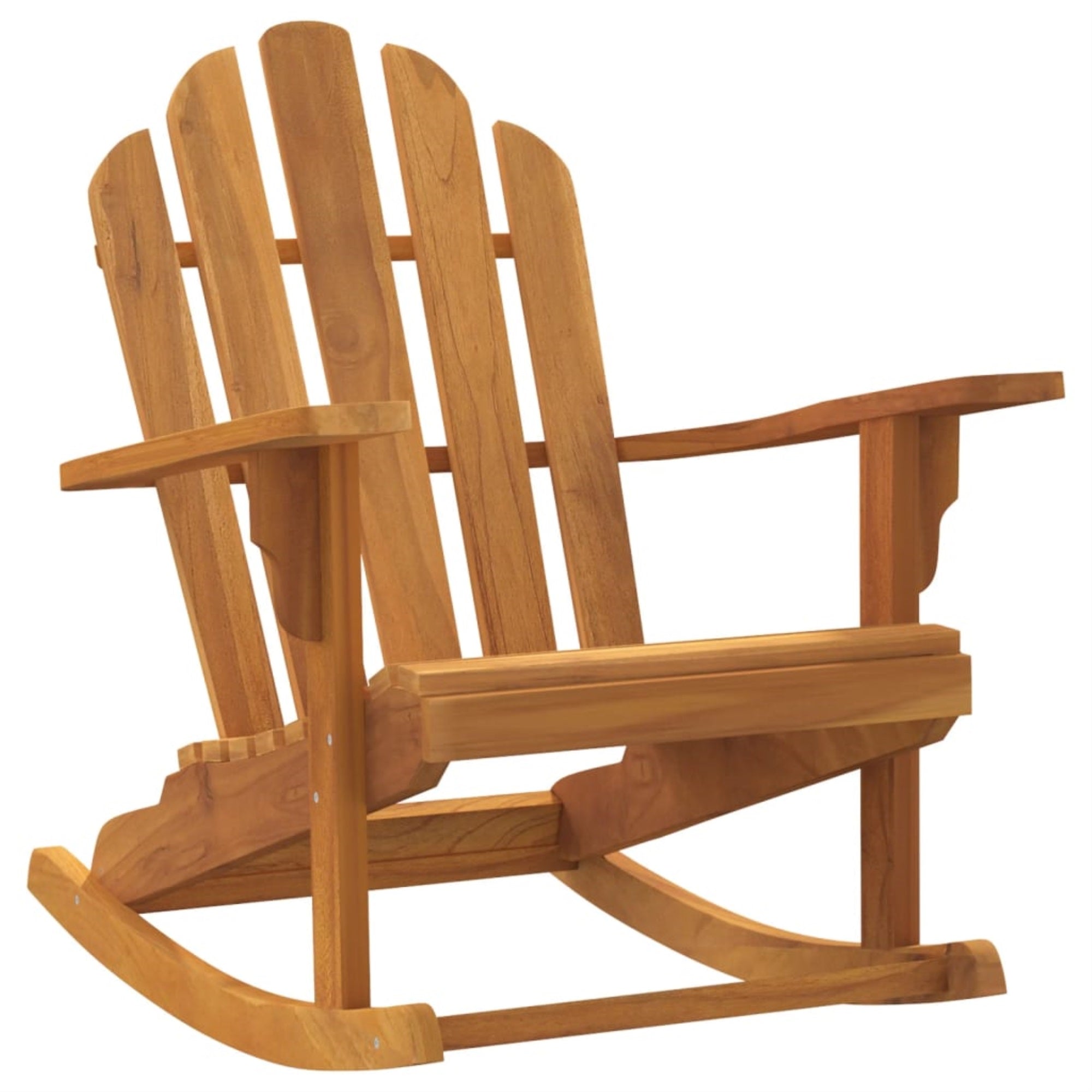 Vidaxl Patio Adirondack Rocking Chair 31.1'X39.4'X40.6' Solid Wood Teak
