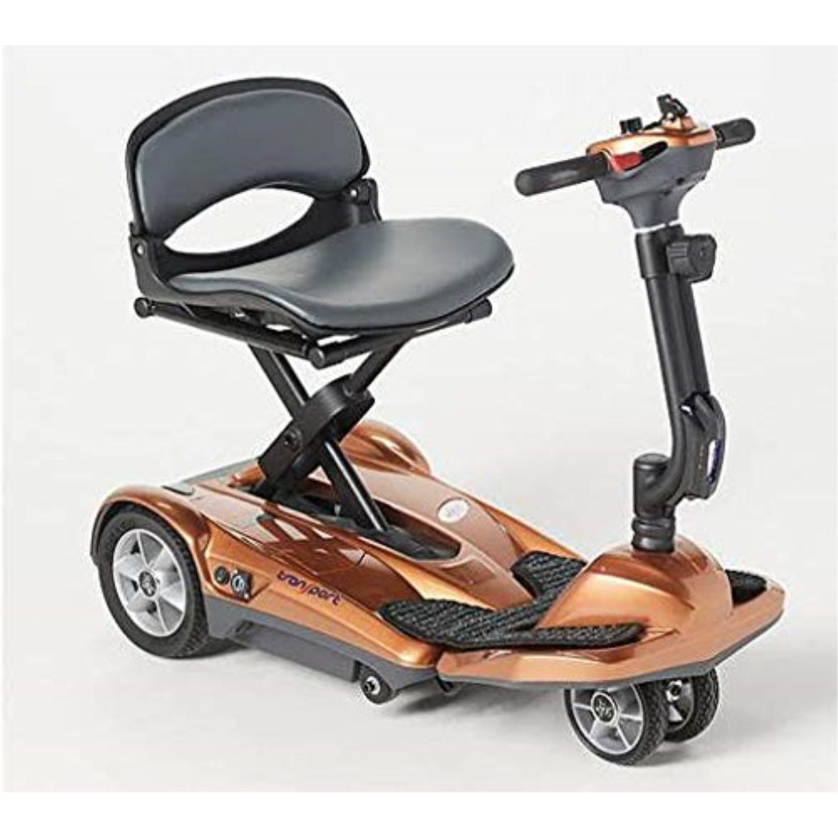 Ev Rider Transport Af Plus - Compact Lightweight Automatic Folding Mobility Scooter - Airline Approved - 49 Lbs Total (Copper)