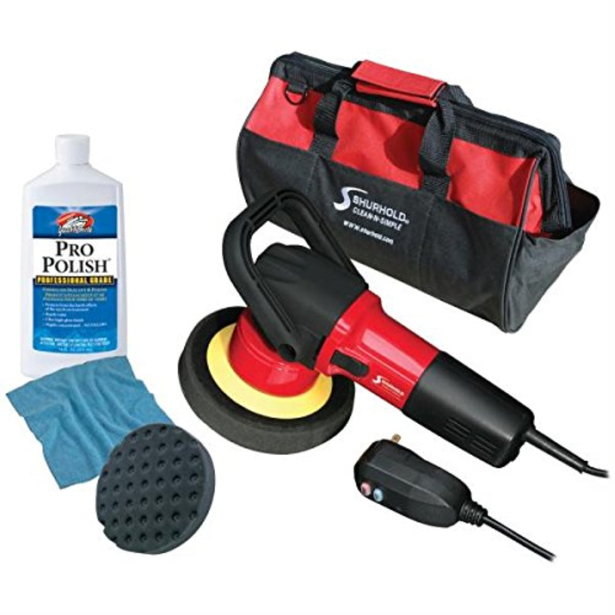 Shurhold Dual Action Polisher Start Kit W/ Polish Pad Towel