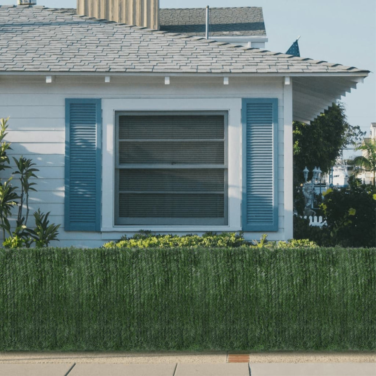 Vidaxl Artificial Grass Fence Green 3.3'X16.4'