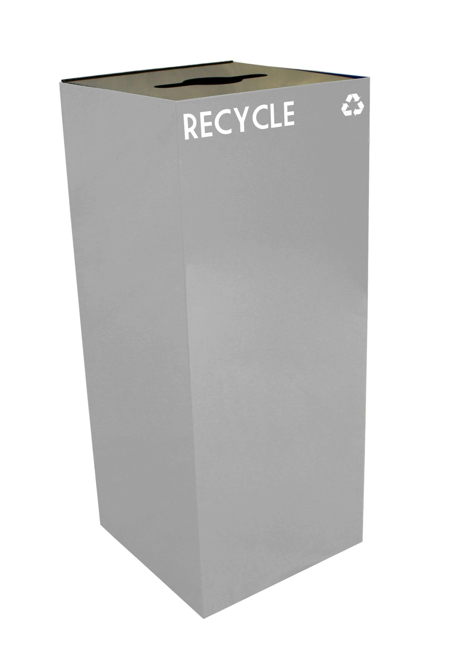 36Gc04-Sl-Vv Ergode Recycling Containers - Compact & Customizable Square Shape, 4 Sizes, 4 Colors, 4 Lid Options, Durable Steel