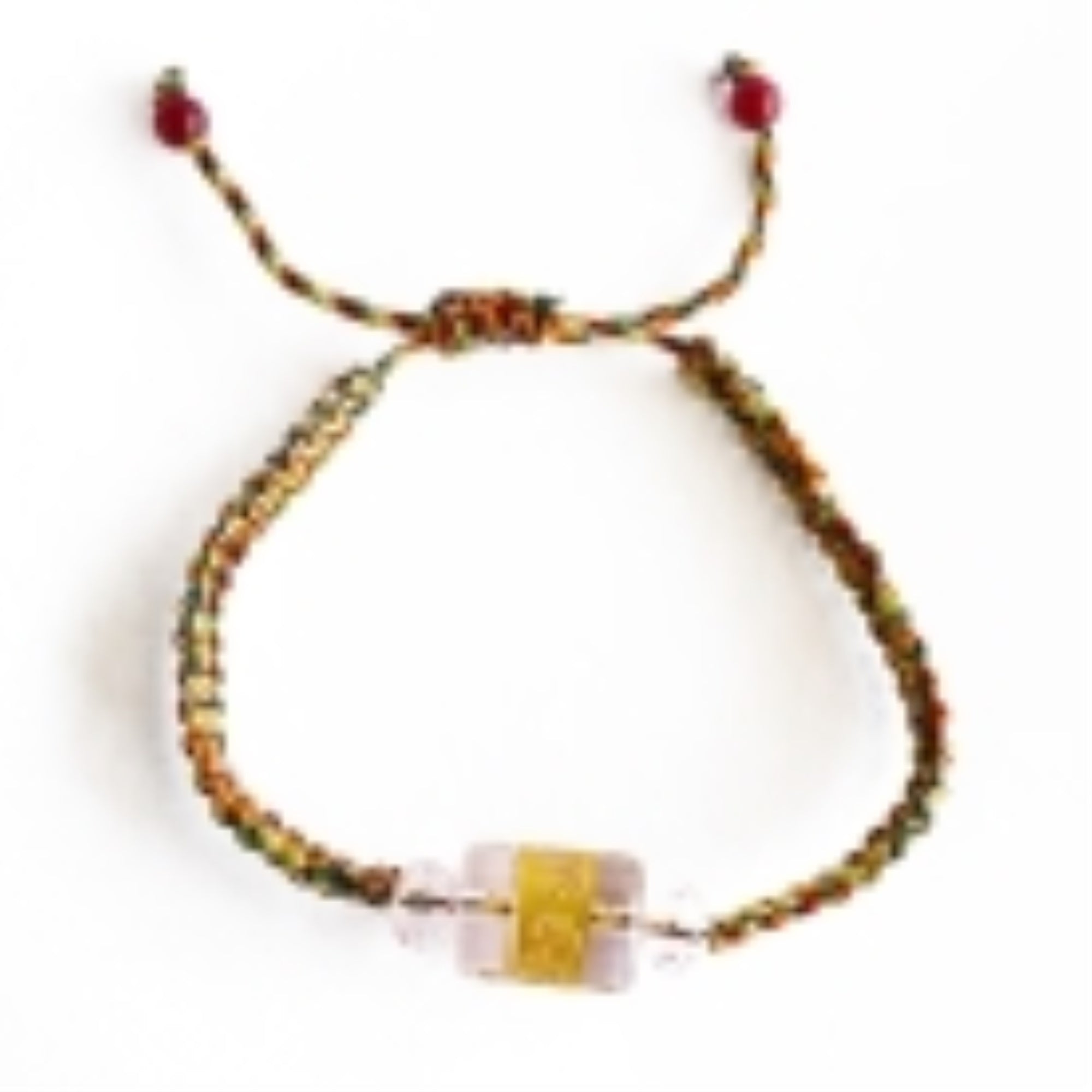 5 Element String with Clear Omani Bead