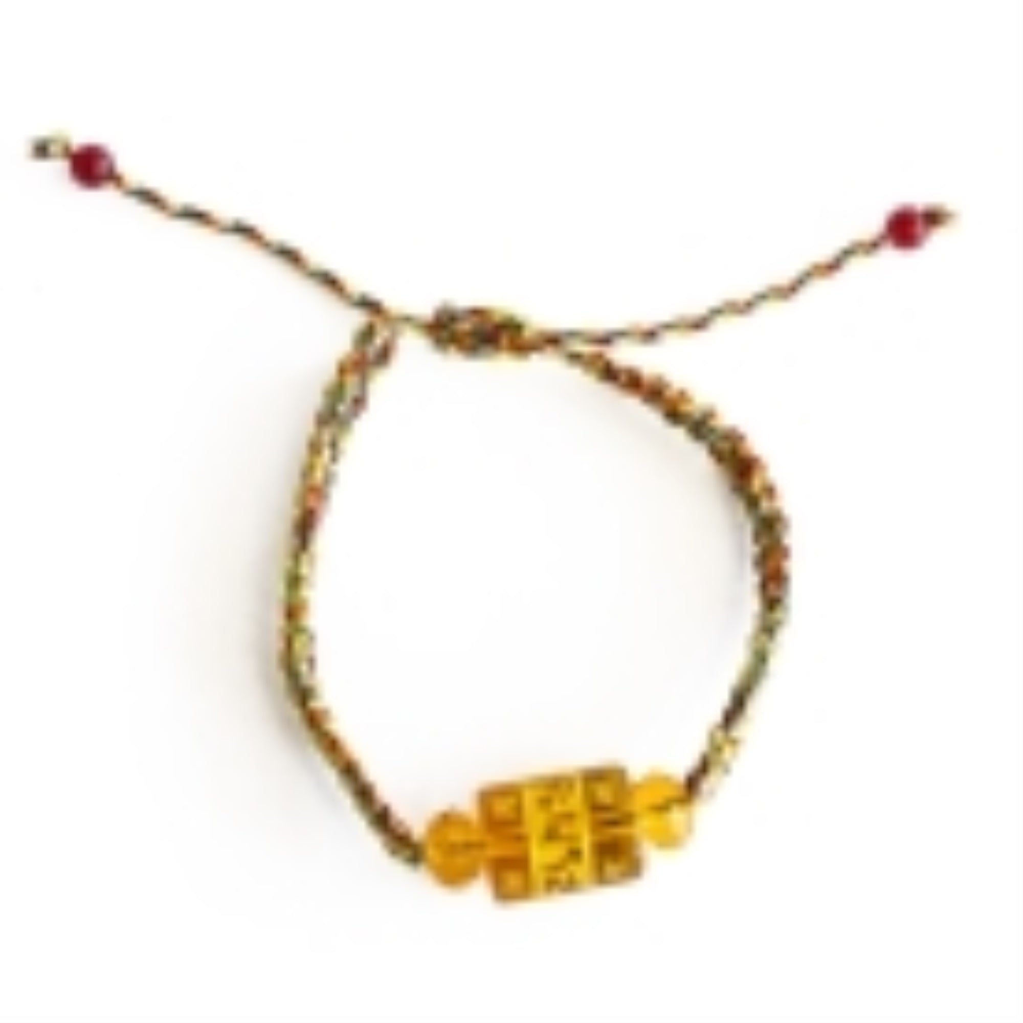 5 Element String with Yellow Omani Bead