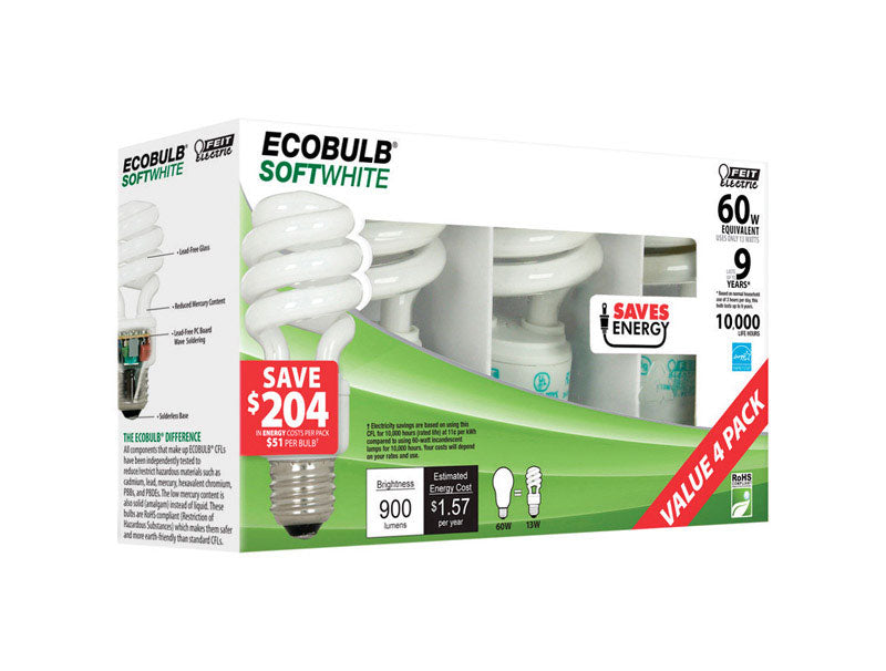 Cfl 13W 900L Sft Wht (Pack Of 1)