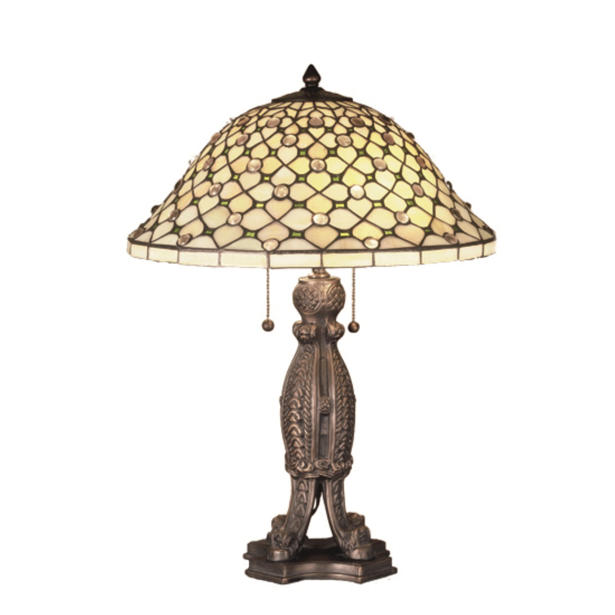 24'H Diamond & Jewel Table Lamp