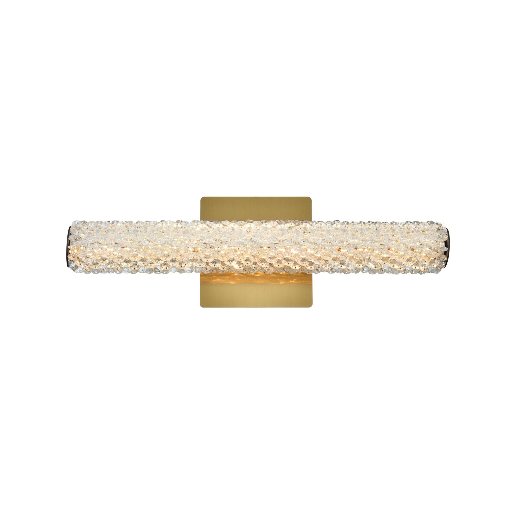 Bowen 18 Inch Adjustable Led Wall Sconce In Satin Gold