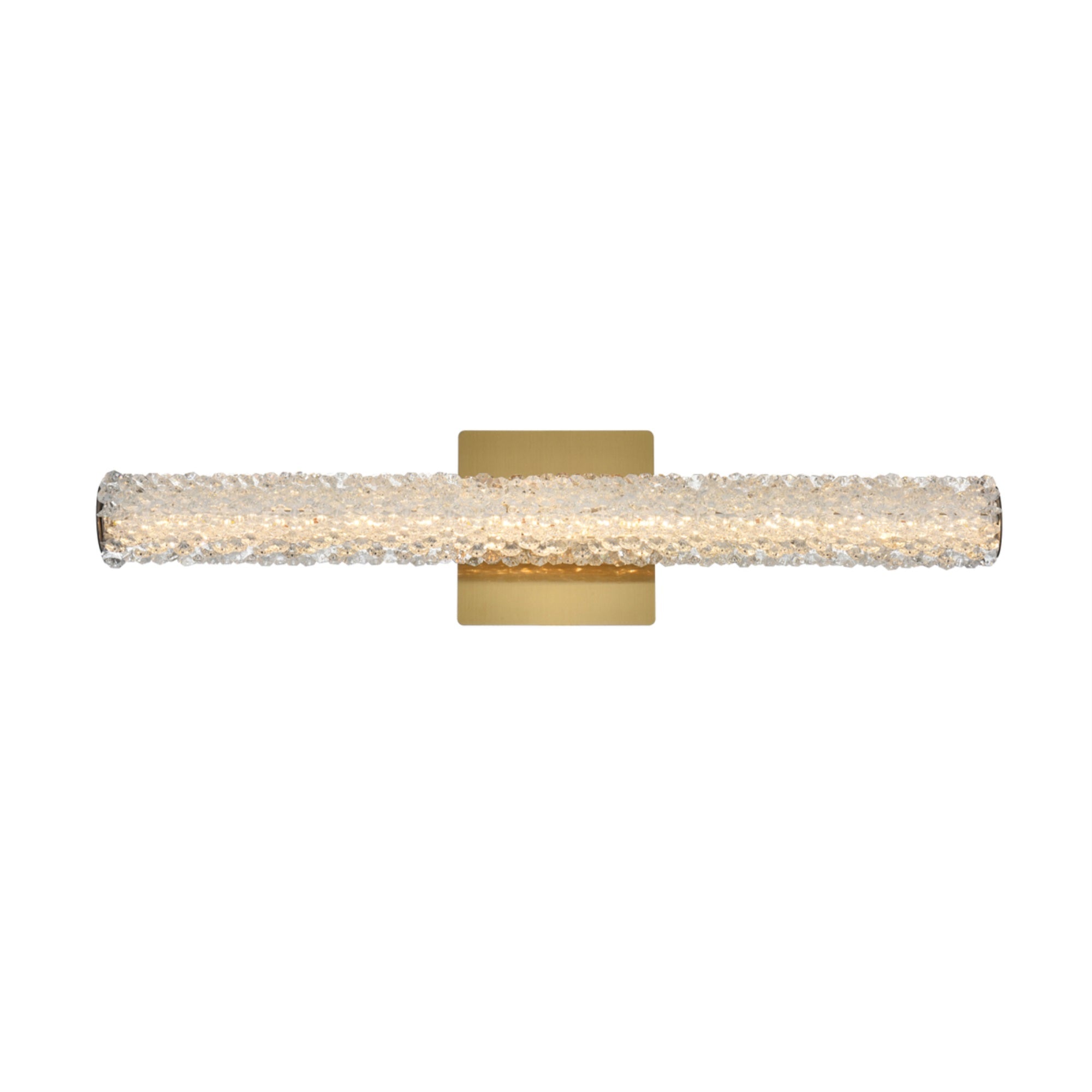 Bowen 24 Inch Adjustable Led Wall Sconce In Satin Gold